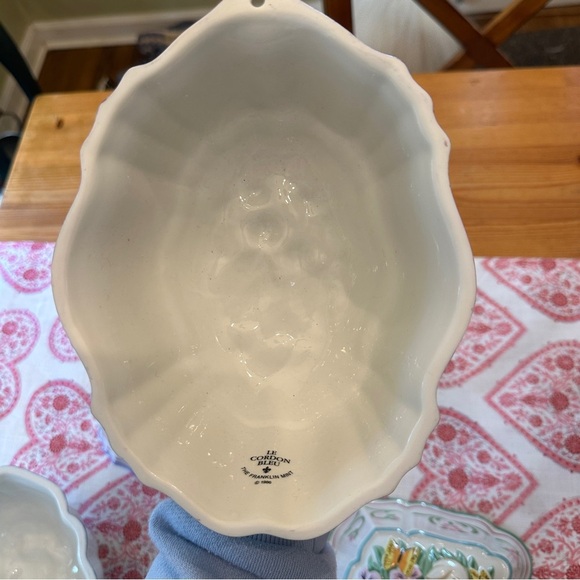 Le Cordon Bleu Franklin Mint Ceramic Jello Molds wall hanging set of 5 1986 - Picture 11 of 16